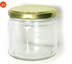 J1. Jar: Glass with Re-sealable Lid