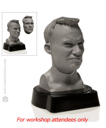 Expression Face Stand Set - for Miniature Head Workshop